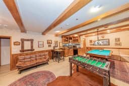 The Bass Lake Victorian Villa | Game Room, Hot Tub